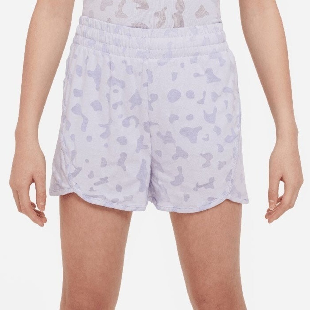 Nike Girls  Dri-FIT Breezy High-Waisted‎ Training Shorts, XS, Purple